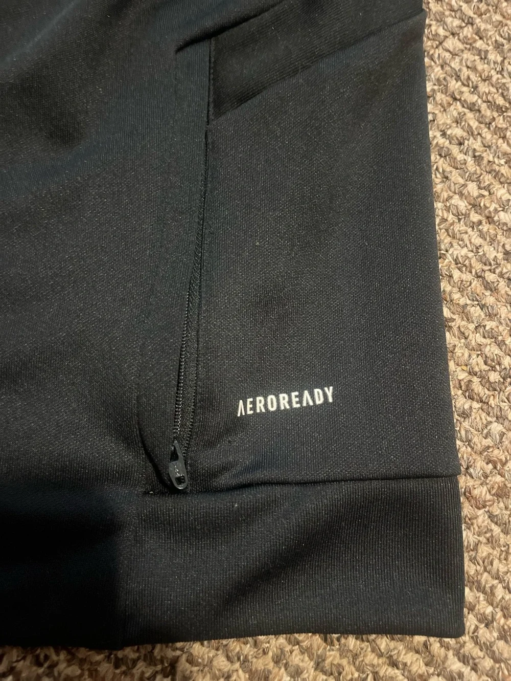 Adidas Women's Black Zip-Up  with Rose Gold Logo